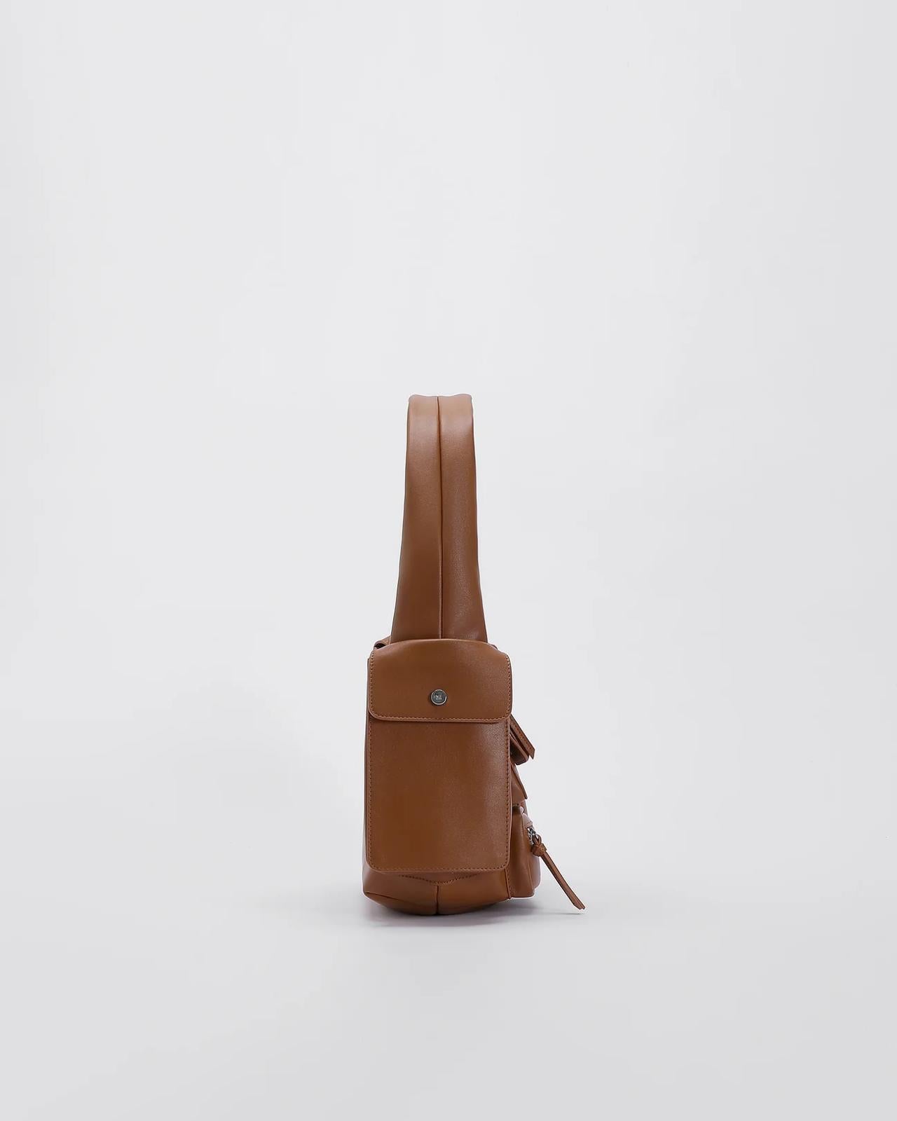 Cargo Shoulder Bag Brown