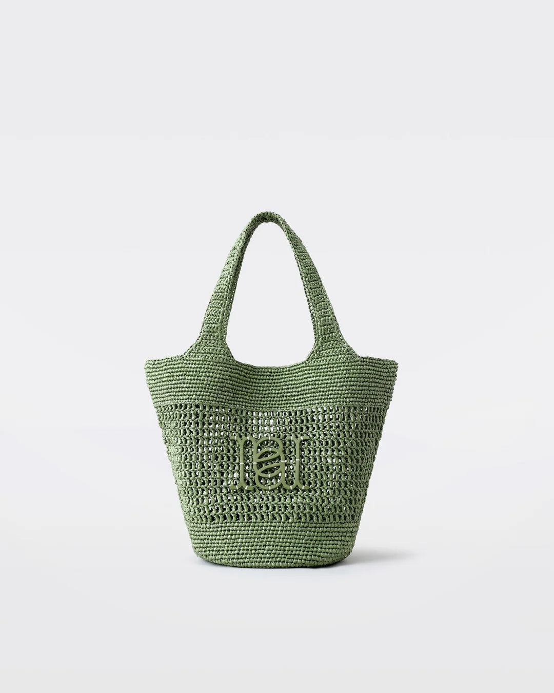 Palma Raffia Tote – Salie Groen