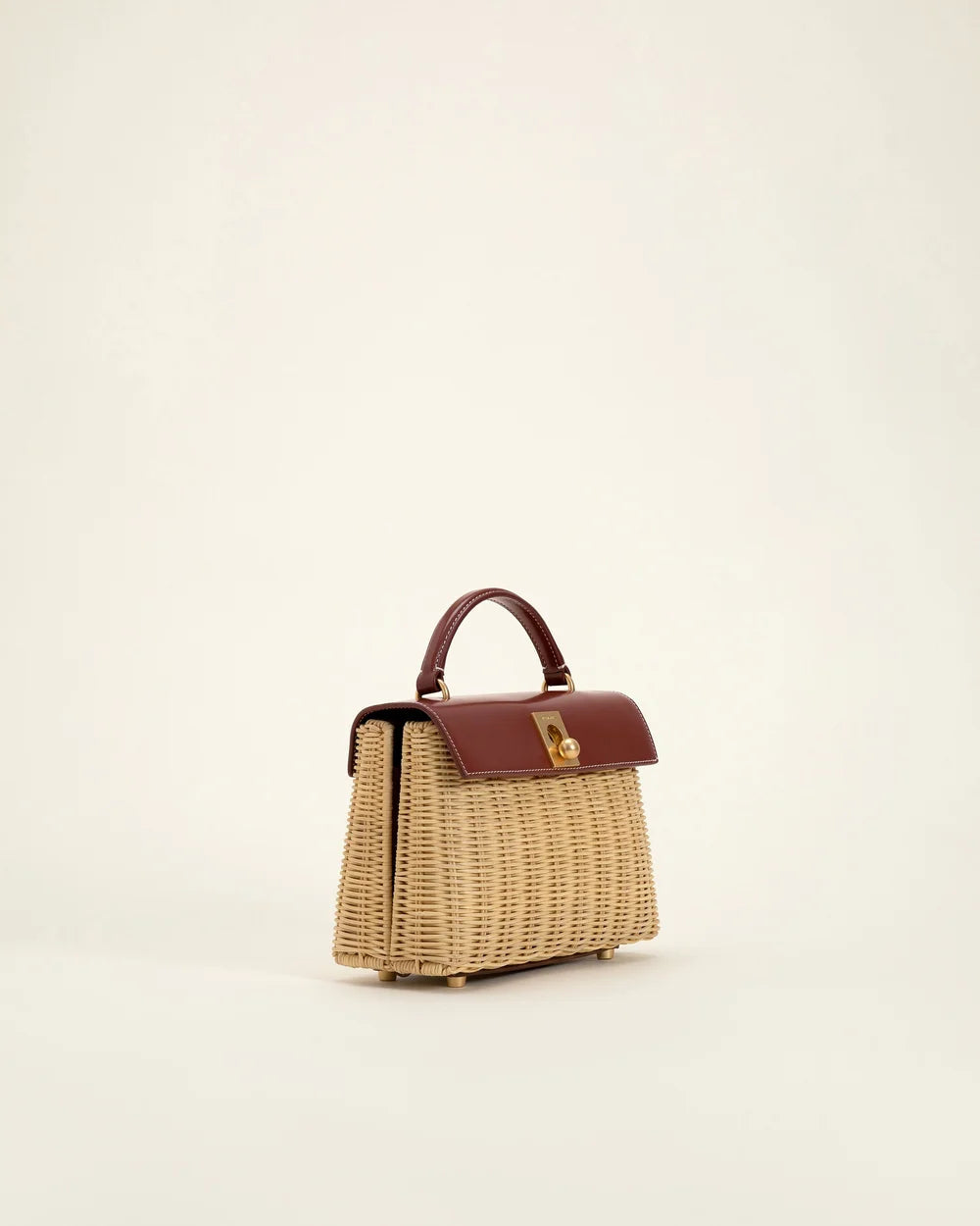 Marie 22 Haute Rattan – Bruin in Box Calf