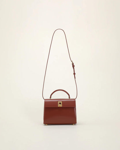 Marie 22 - Handbag Brown in Box Calf