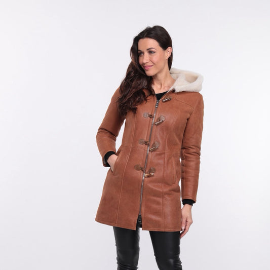 Veste Lucia Whisky – Shearling Jas