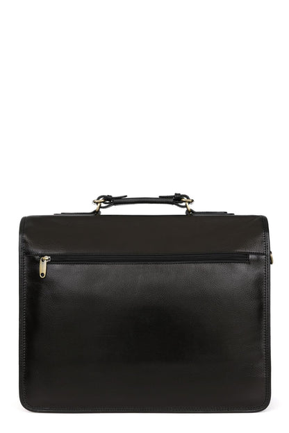 Business / Documenten Tas A4 – Fullgrained Leather - Zwart
