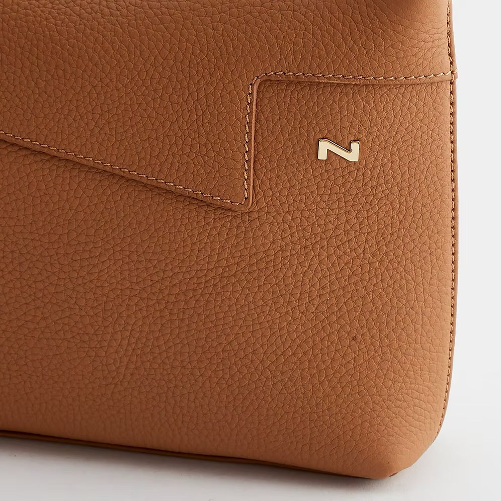 Nathan-Baume Crossbody – Palma in Pink Blush (parelroze) – Minimalistische elegantie
