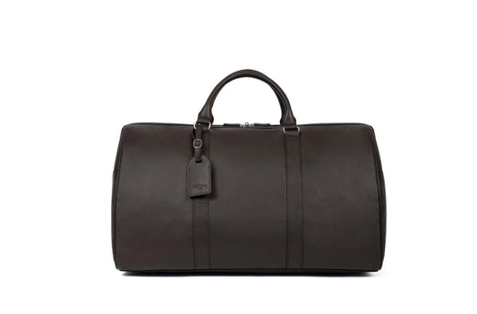 Leather Travel Bag - Dark Brown (Espresso Brown)