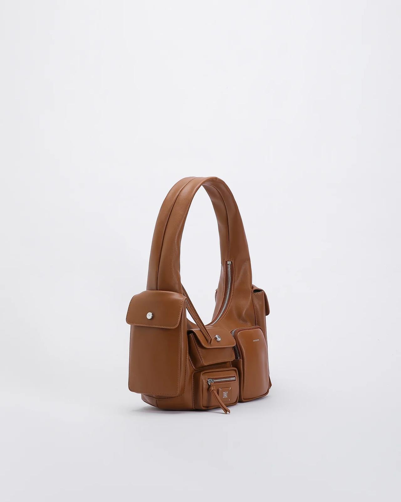 Cargo Shoulder Bag Brown