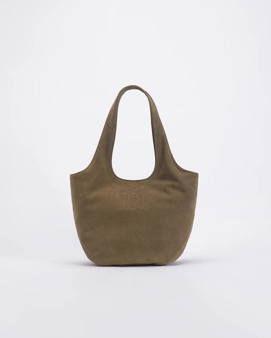Suede Carry-All Bag Tobacco Brown