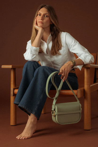 Sara - Crossbody Tas - Olijfgroen