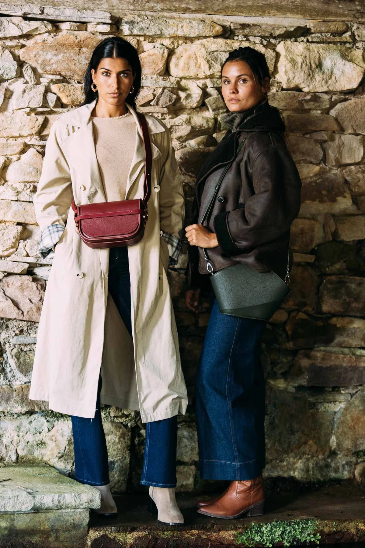 Sara - Carmin - Crossbody Tas