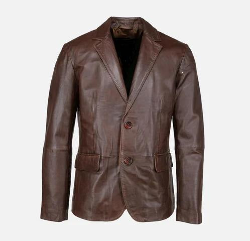 Rafel Lamb Malli Leren Blazer