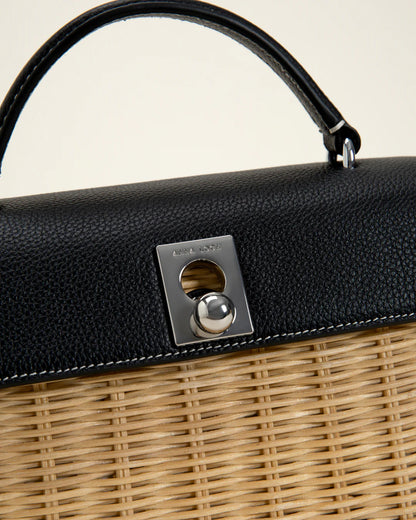 Marie 22 Haute Rattan – Box Calf - Zwart
