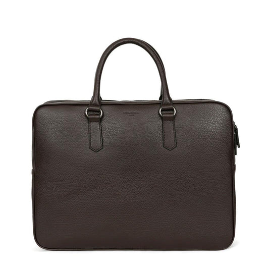 Business / Document Bag 15” & A4 – Full-grain Leather - Brown