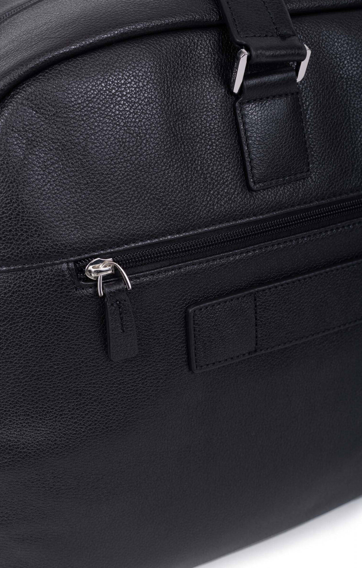 Leather Travel Bag - Black