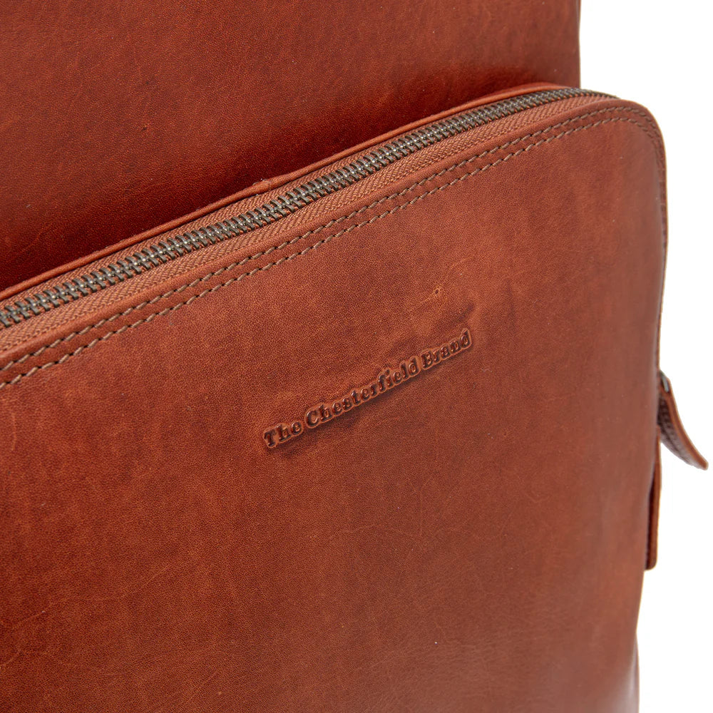 The Chesterfield Brand - Nicola Leren Backpack - Cognac