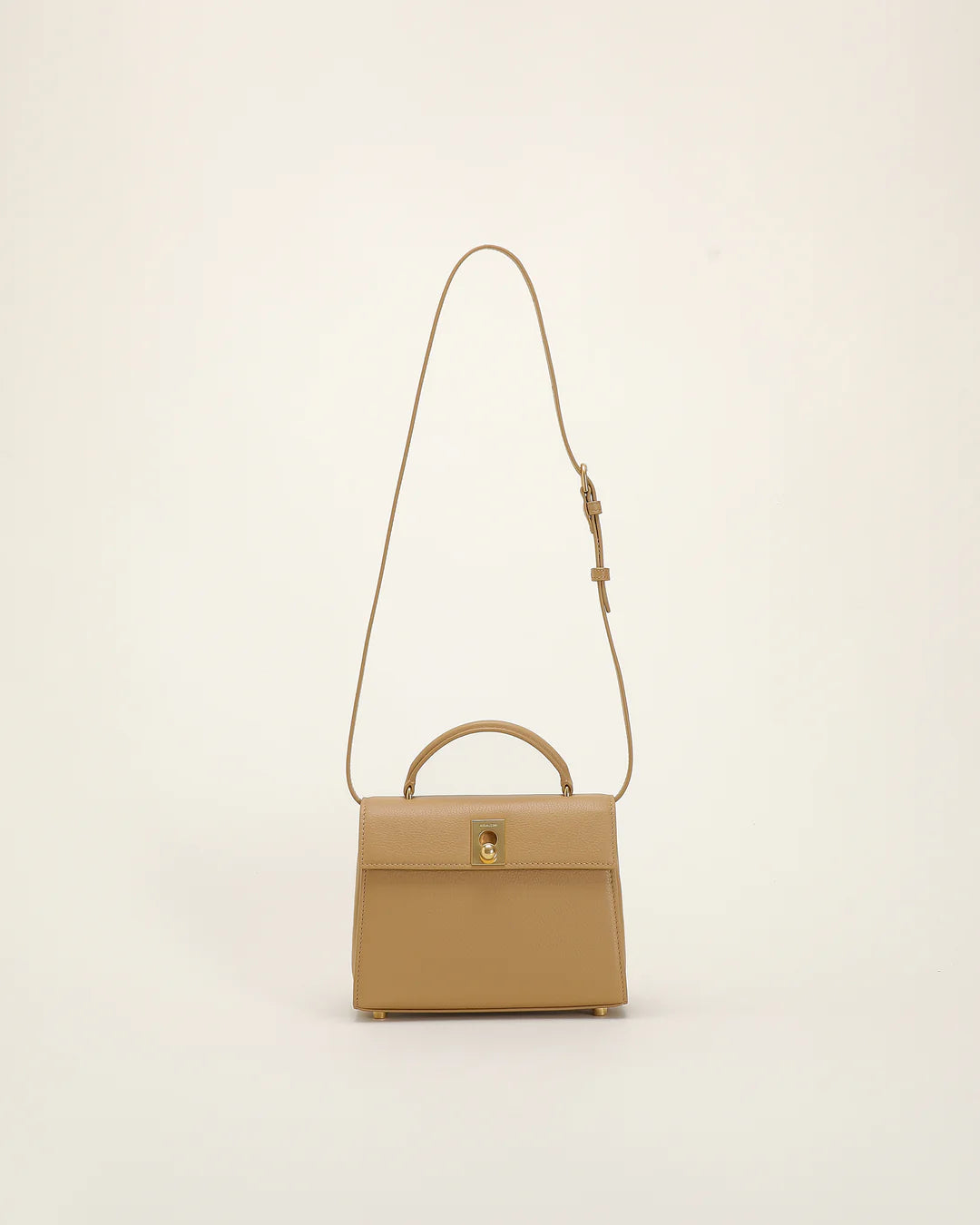 Marie 22 - Handtas Beige in Kalfsleer