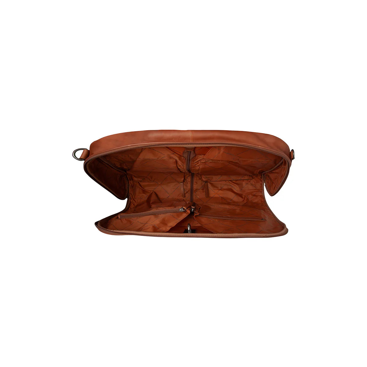 Leren Kledinghoes in Cognac