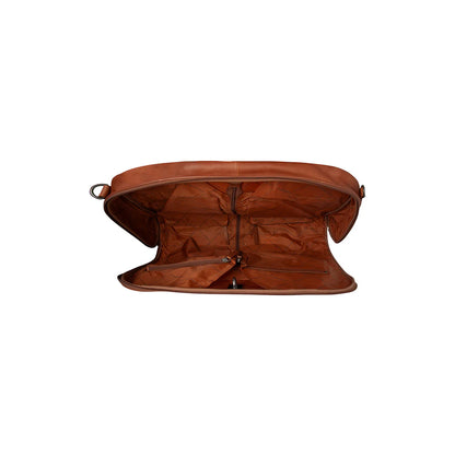 Leren Kledinghoes in Cognac