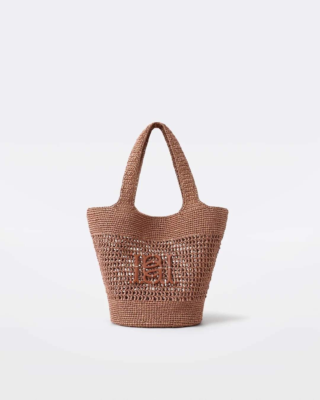 Palma Raffia Tote – Terracotta Bruin