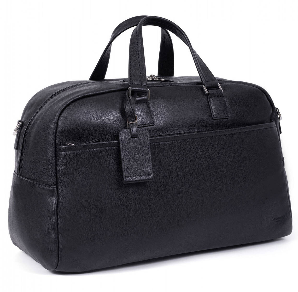 Leather Travel Bag - Black