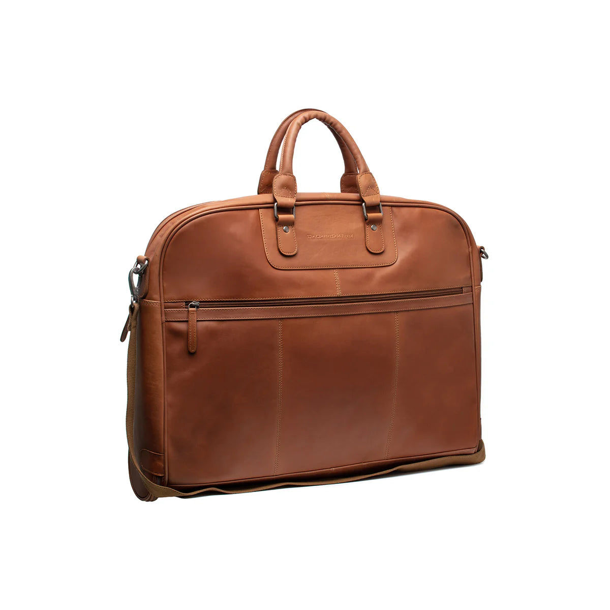 Leren Kledinghoes in Cognac