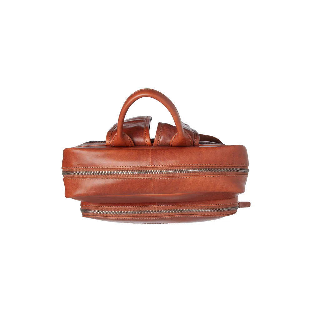The Chesterfield Brand - Nicola Leren Backpack - Cognac