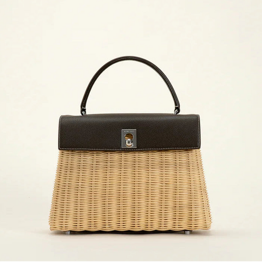 Marie 28 Haute Rattan – Coffee Bruin in Box Calf