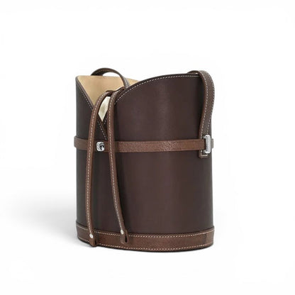 Laina – Bucket tas - Ebbenhout