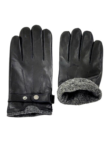 LAMBSKIN GLOVES - Black