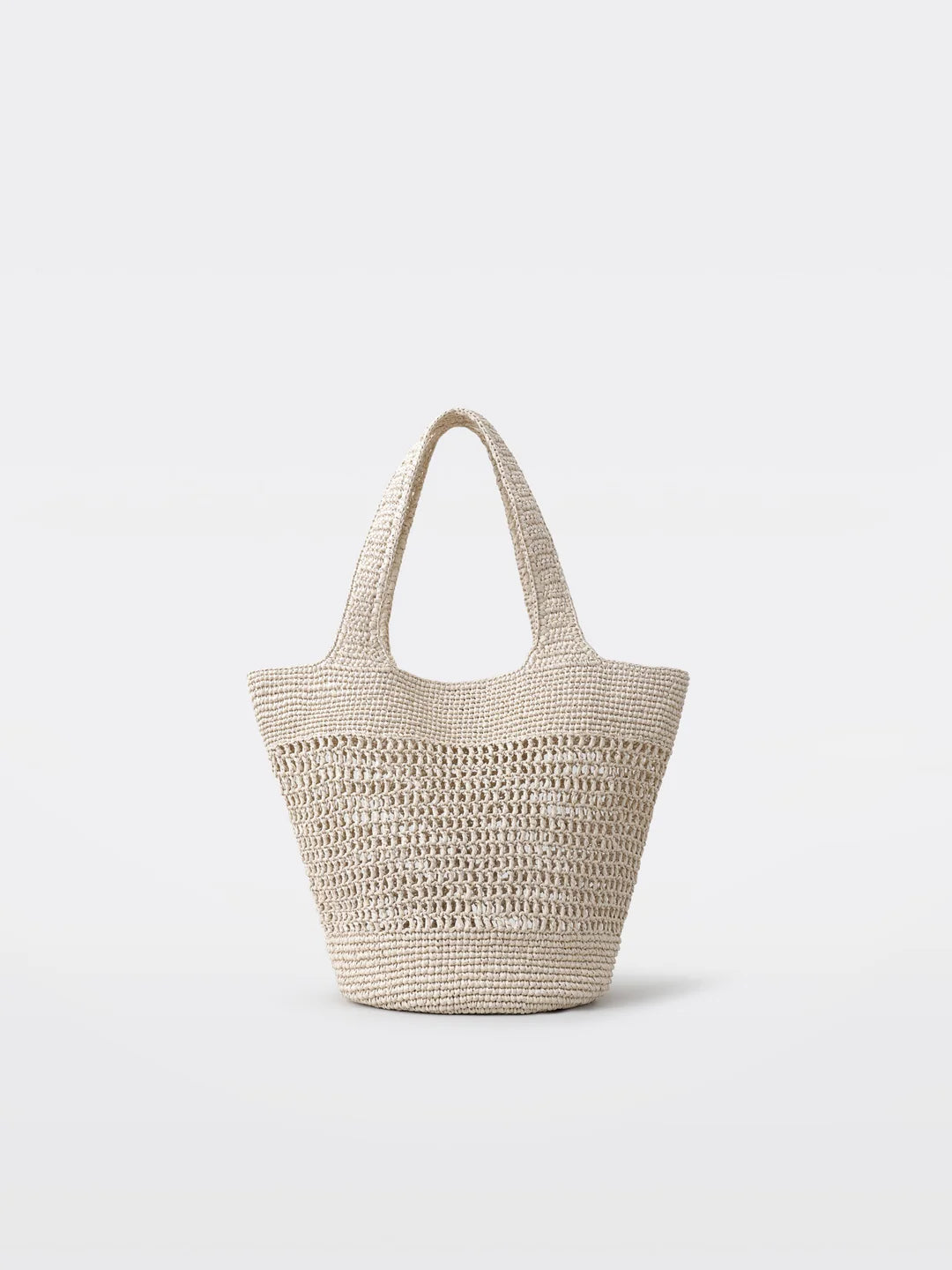Palma Raffia Tote – Ivory