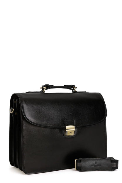 Business / Documenten Tas A4 – Fullgrained Leather - Zwart