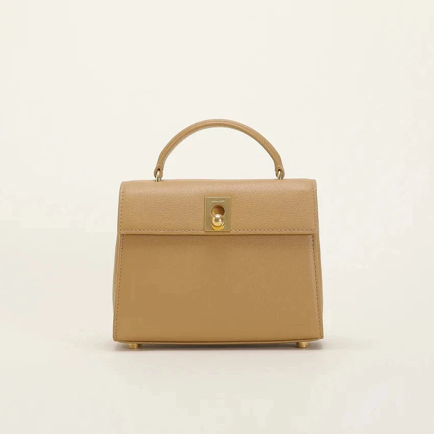 Marie 22 - Handtas Beige in Kalfsleer