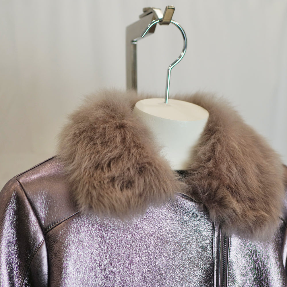 Vintage Toscana Jacket - Weelde met een pluizige kraag