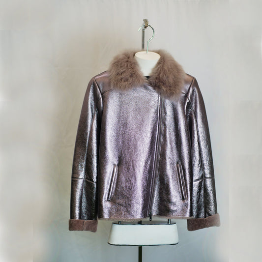 Vintage Toscana Jacket - Weelde met een pluizige kraag
