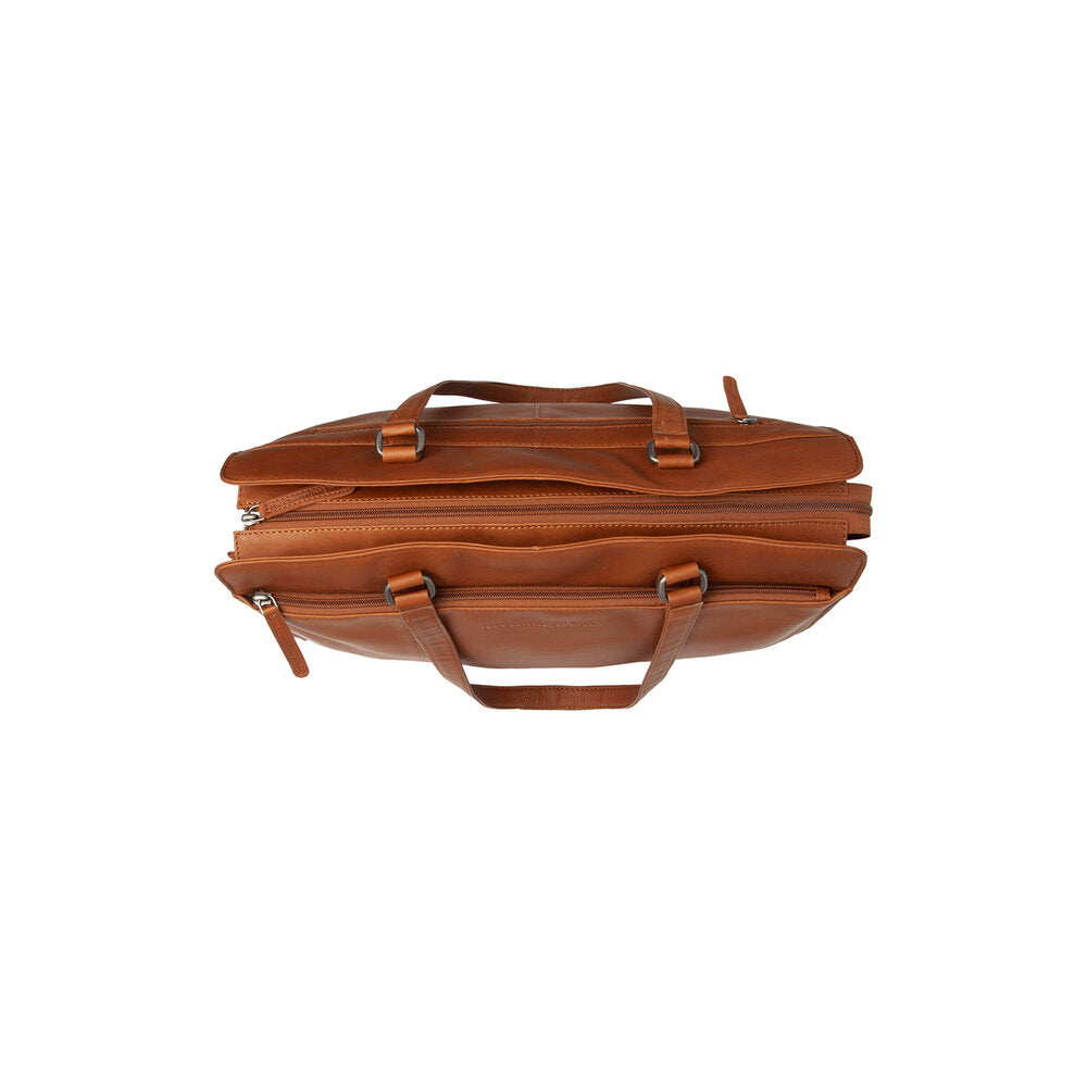 Leather shopper bag