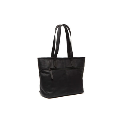 The Chesterfield Brand - Lederen Tas Shopper Monza - Zwart