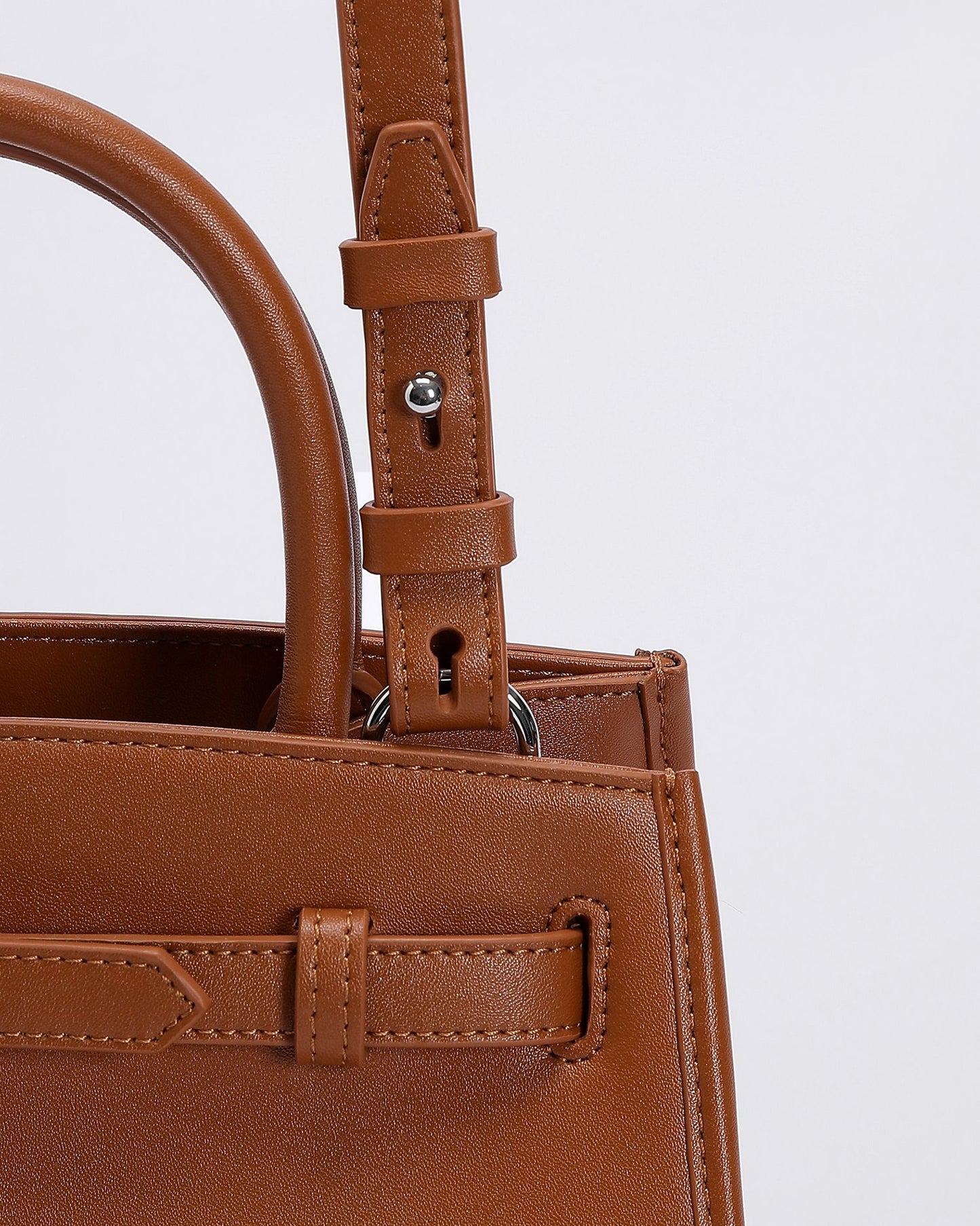 Small Morgan Tote Bag Brown