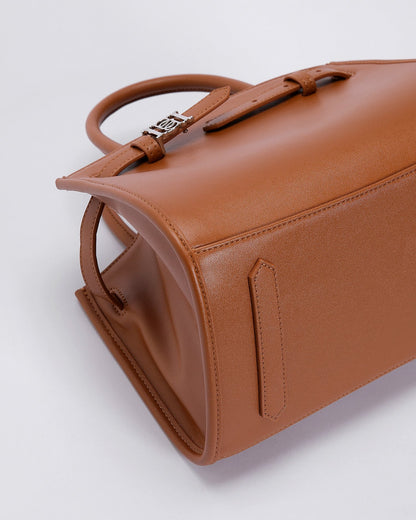 Small Morgan Tote Bag Brown