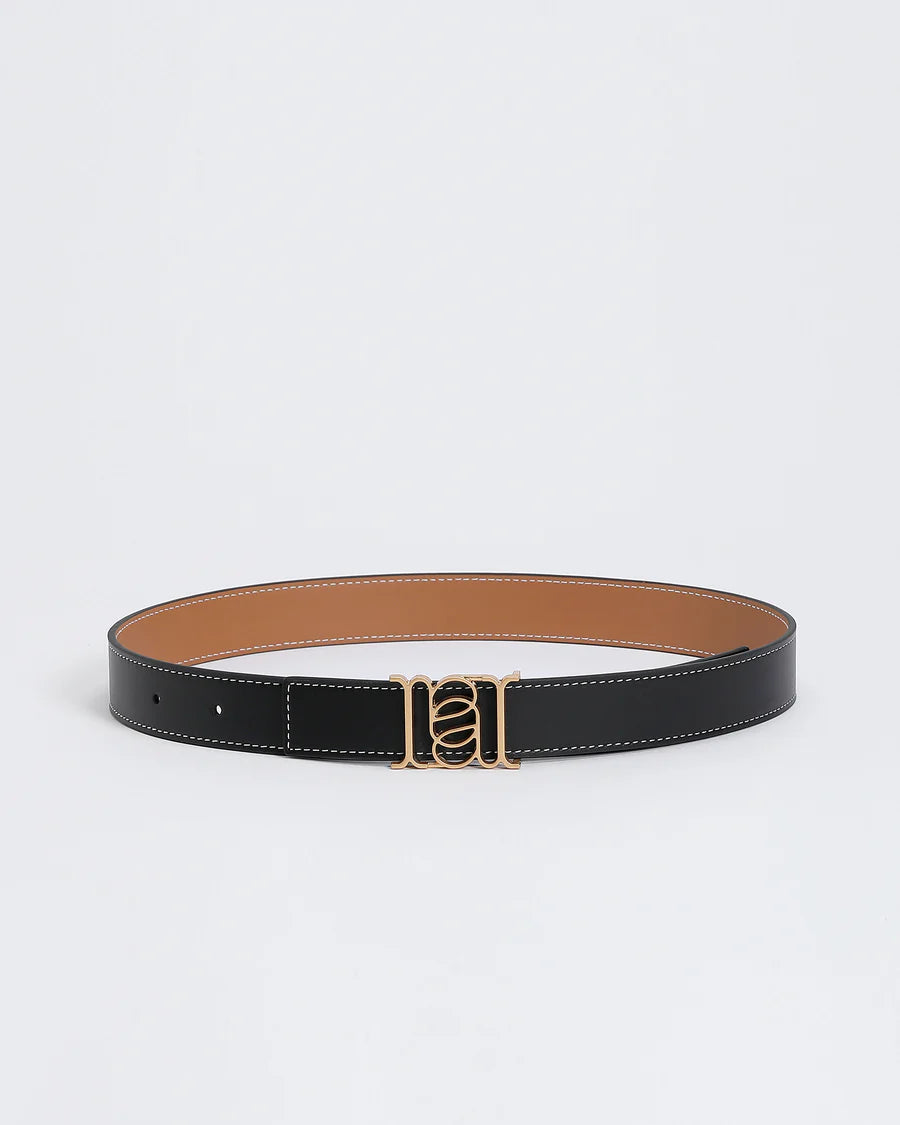 Double-sided Monogram Calfskin Belt
