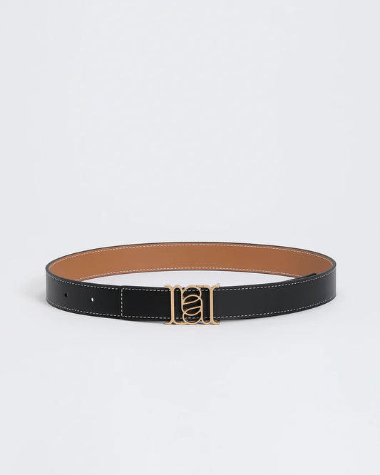 Double-sided Monogram Calfskin Belt