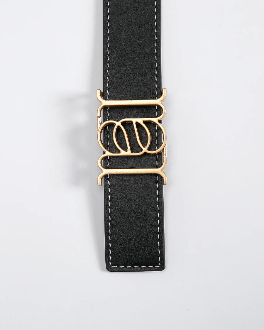 Double-sided Monogram Calfskin Belt