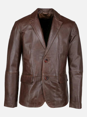Lamb Leather Blazer