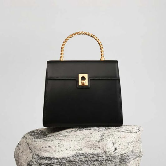 1960 Twist Knot Handle Bag – Tijdloze elegantie met een vintage toets