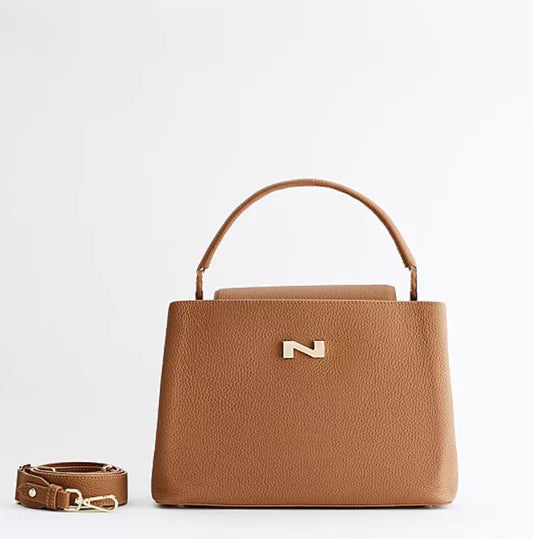 Nathan-Baume Handtas Magnolia Setter (Dark Cognac)