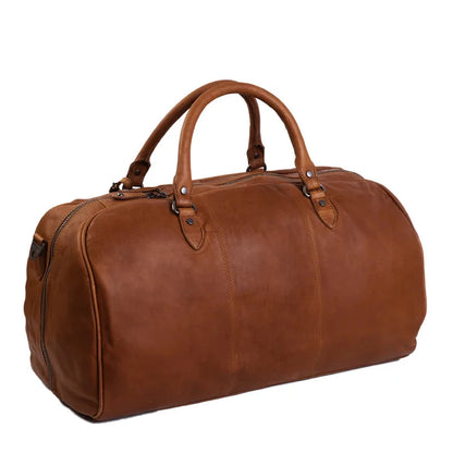 The Chesterfield Brand - William Leather Travel Bag - Cognac