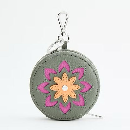 Nathan-Baume Mandala Zip-Around Coin Pouch