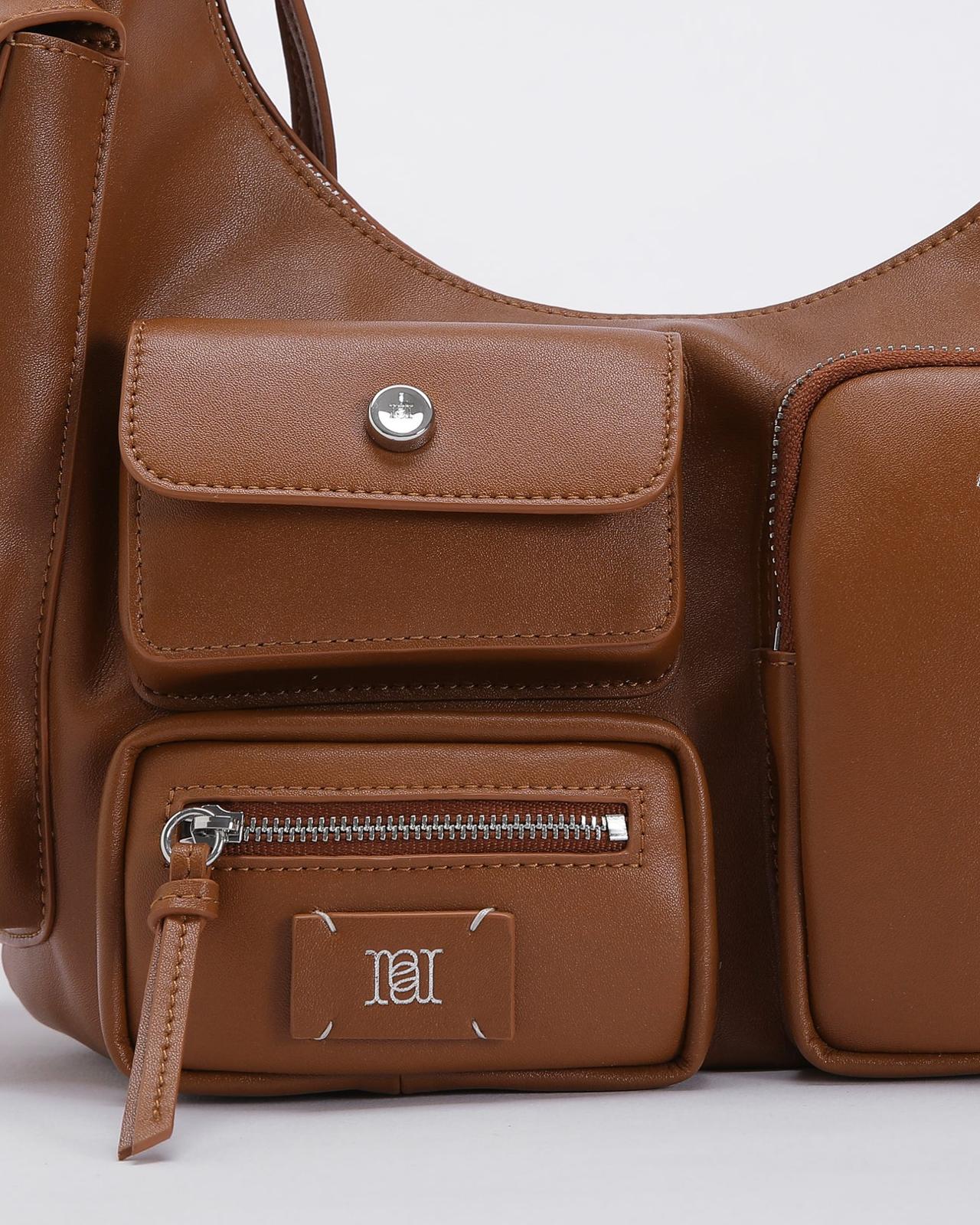Cargo Shoulder Bag Brown