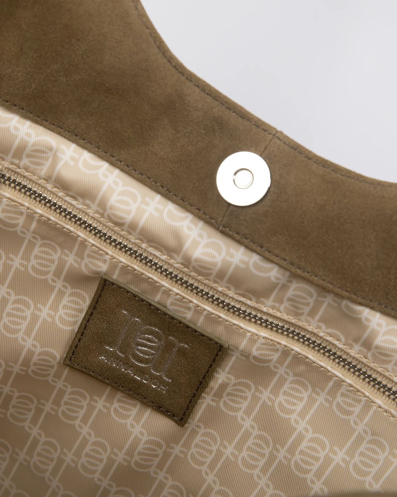 Suede Carry-All Bag Tobacco Brown