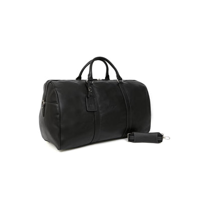 Leather Travel Bag - Black