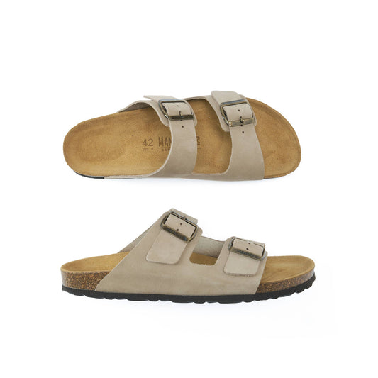 Taupe two-strap sandal - Art.MD6159
