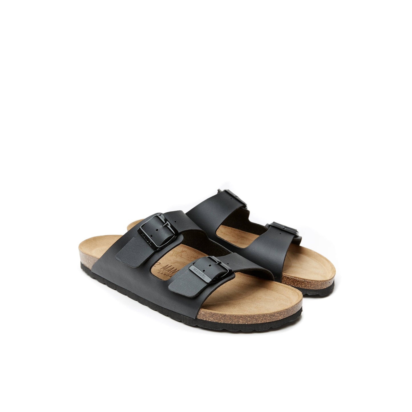 Ciabatta two bands ALBERTO black - Art.MD6151