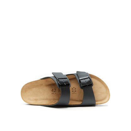 Ciabatta two bands ALBERTO black - Art.MD6151
